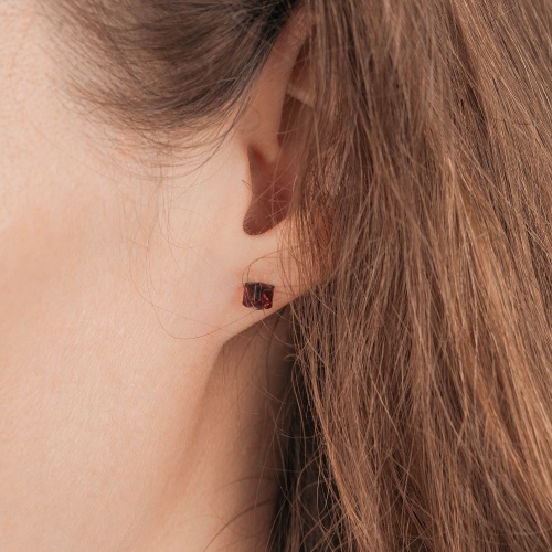 Пусеты Fiore Luna  Hot Pink, SWE2127/1 HP S фото 4